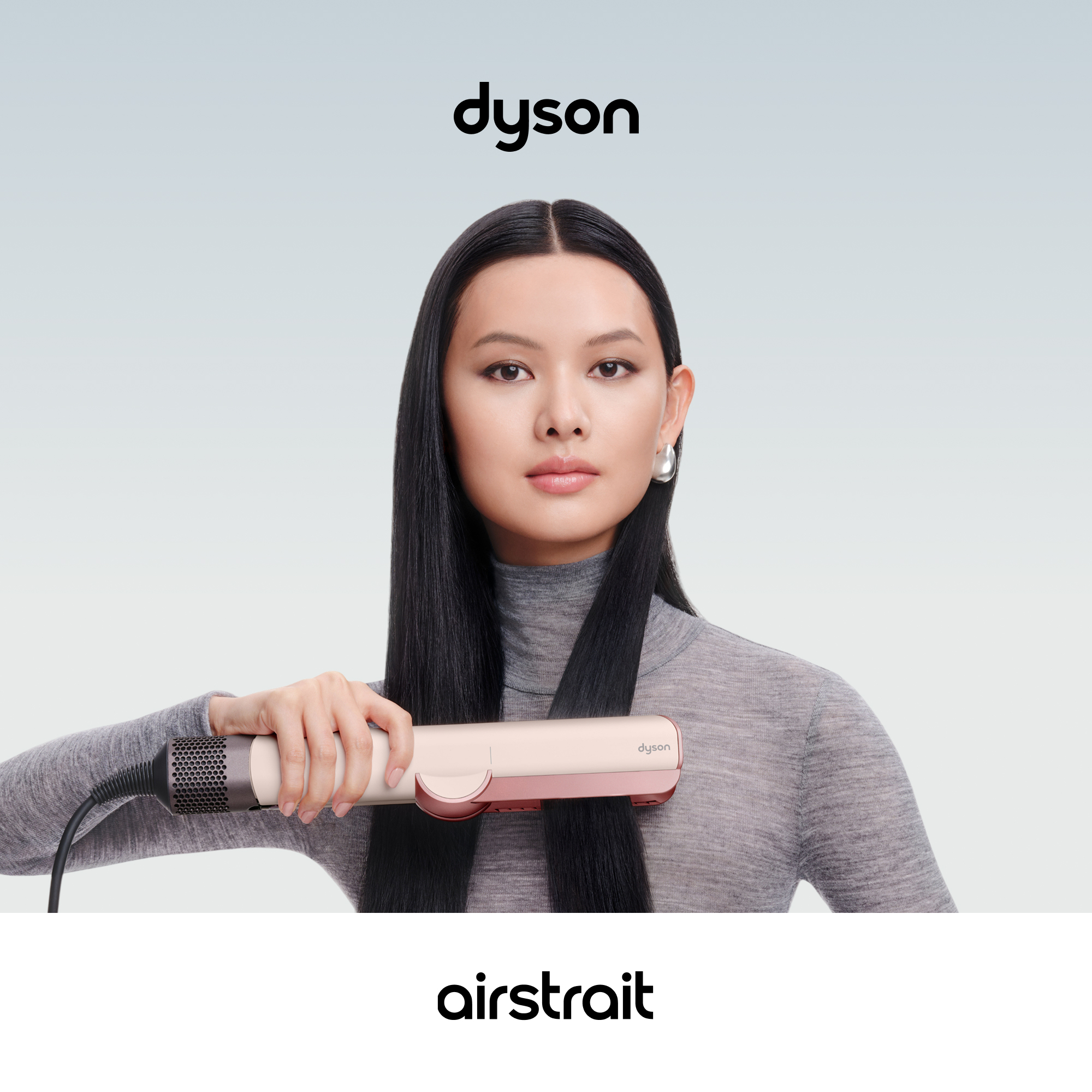 Stijltang DYSON 493296-01 Airstrait / Ceramic Pink