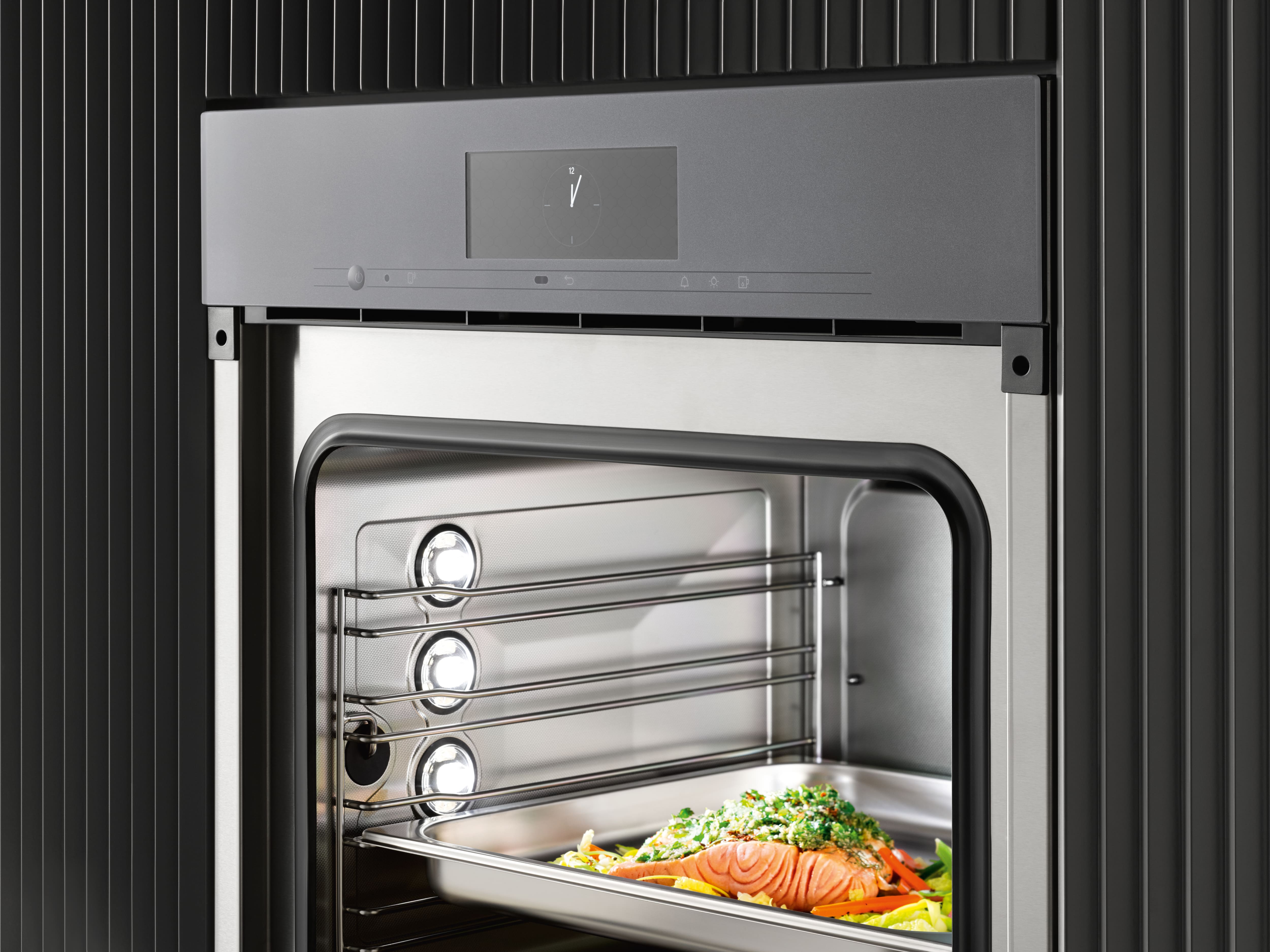 Combi stoomoven Miele DGC7440 HCX Pro 125 Gala Ed/  OBSW mat / 45cm 