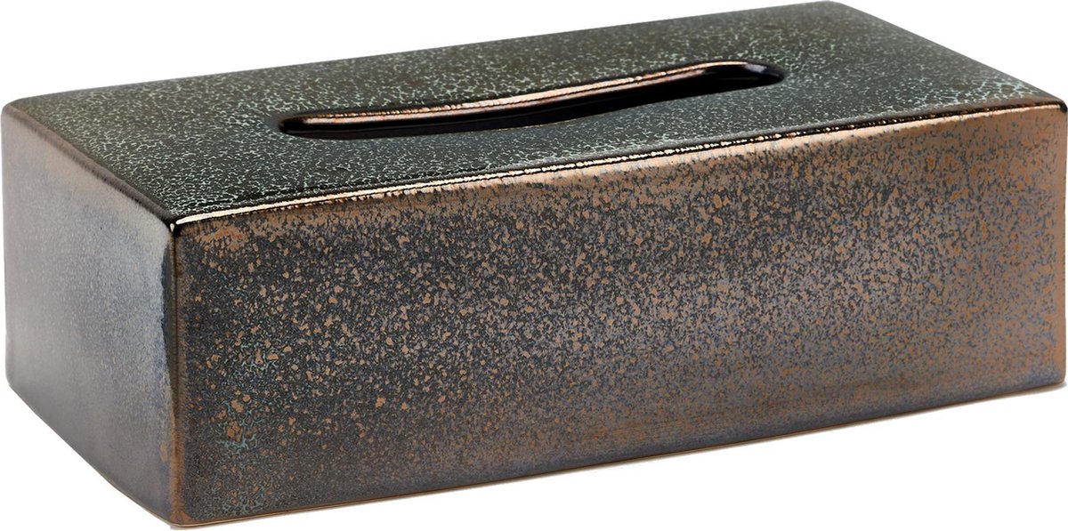Tissuebox AQUANOVA UGOTIL-854 Ugo /  Vintage Brons