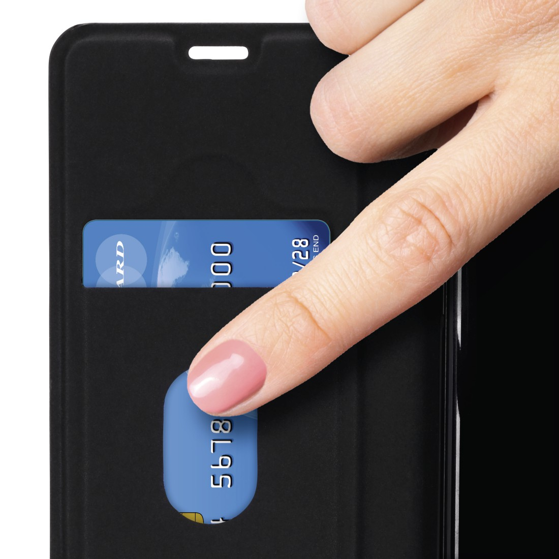 Hama Étui portefeuille Guard Pro pour Samsung Galaxy A10, noir