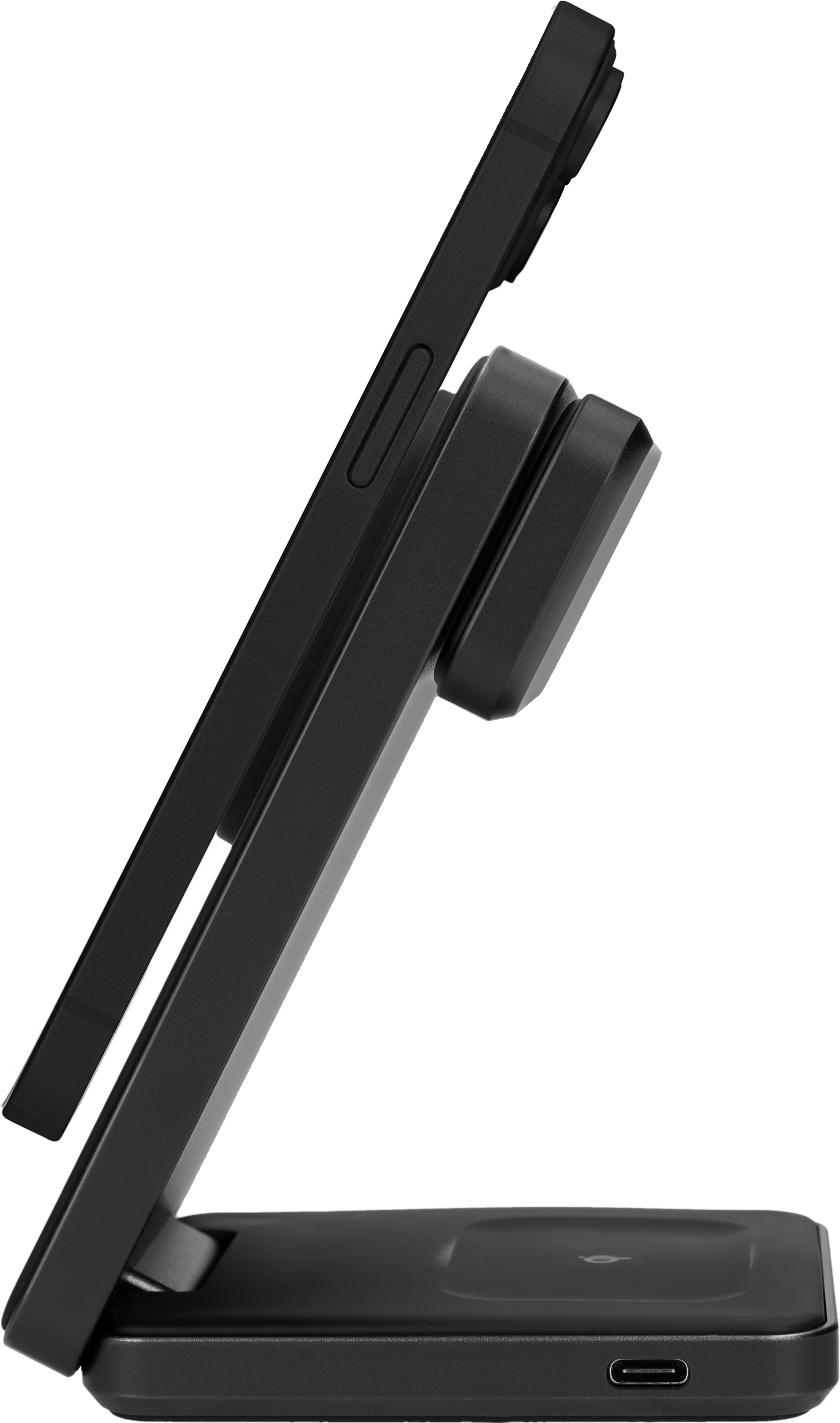 Mobiparts Foldable Wireless 3 in 1 Charger 15W Triangle Aluminum