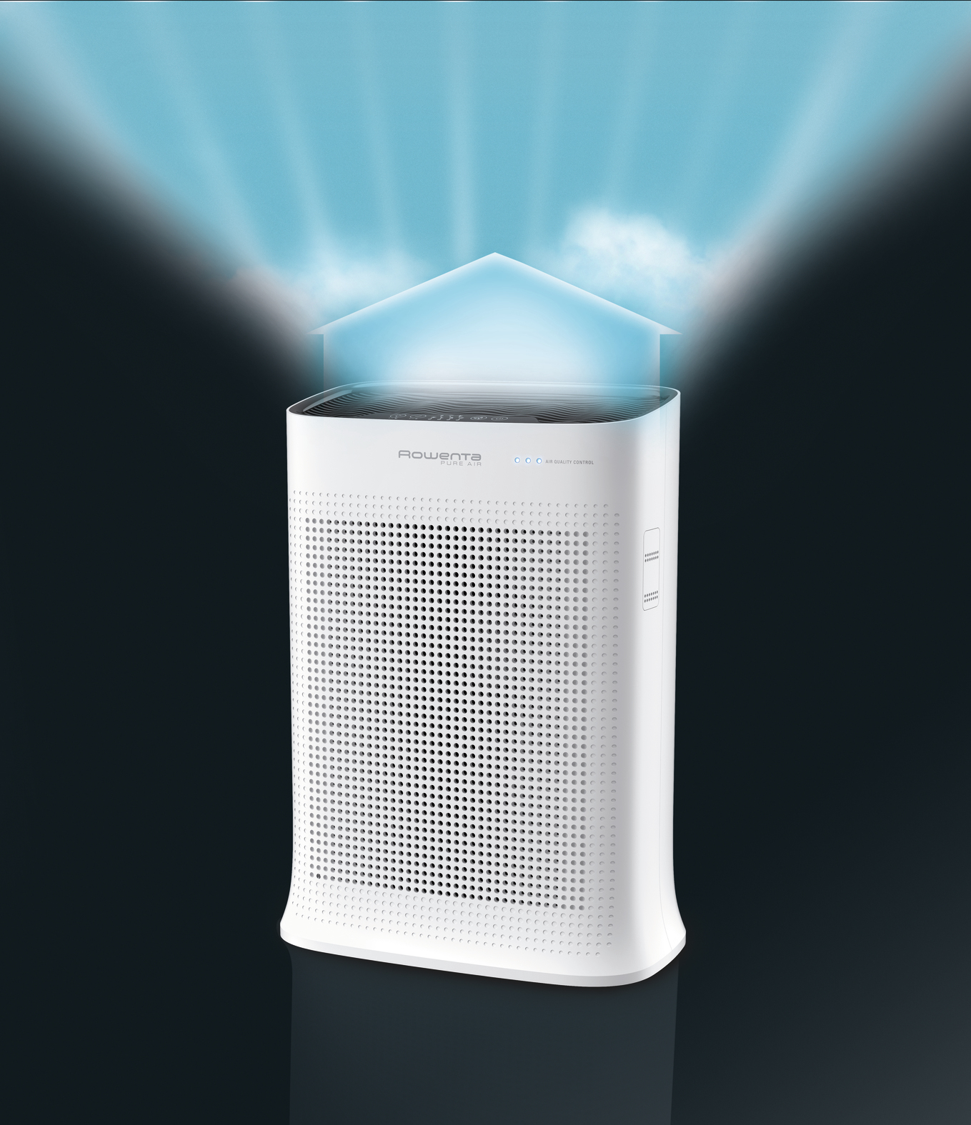 Rowenta Pure Air PU3040 purificateur d'air 115 m² 52 dB 67 W Noir, Blanc