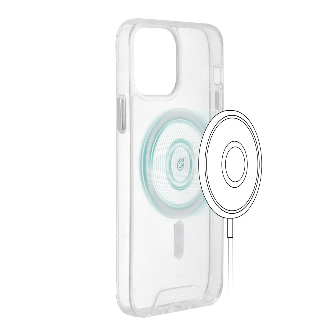 Hama Cover MagCase Safety Apple iPhone 13 mini transparant
