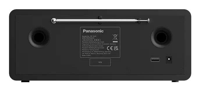 Internetradio PANASONIC RF-D40EG-K zwart