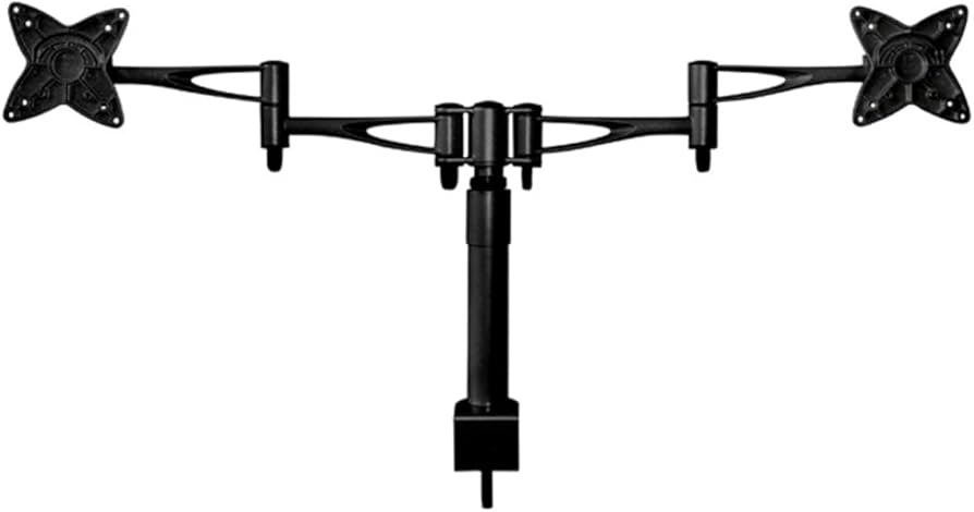 M VESA Deskmount Dual Arm Black 75x75 100x100