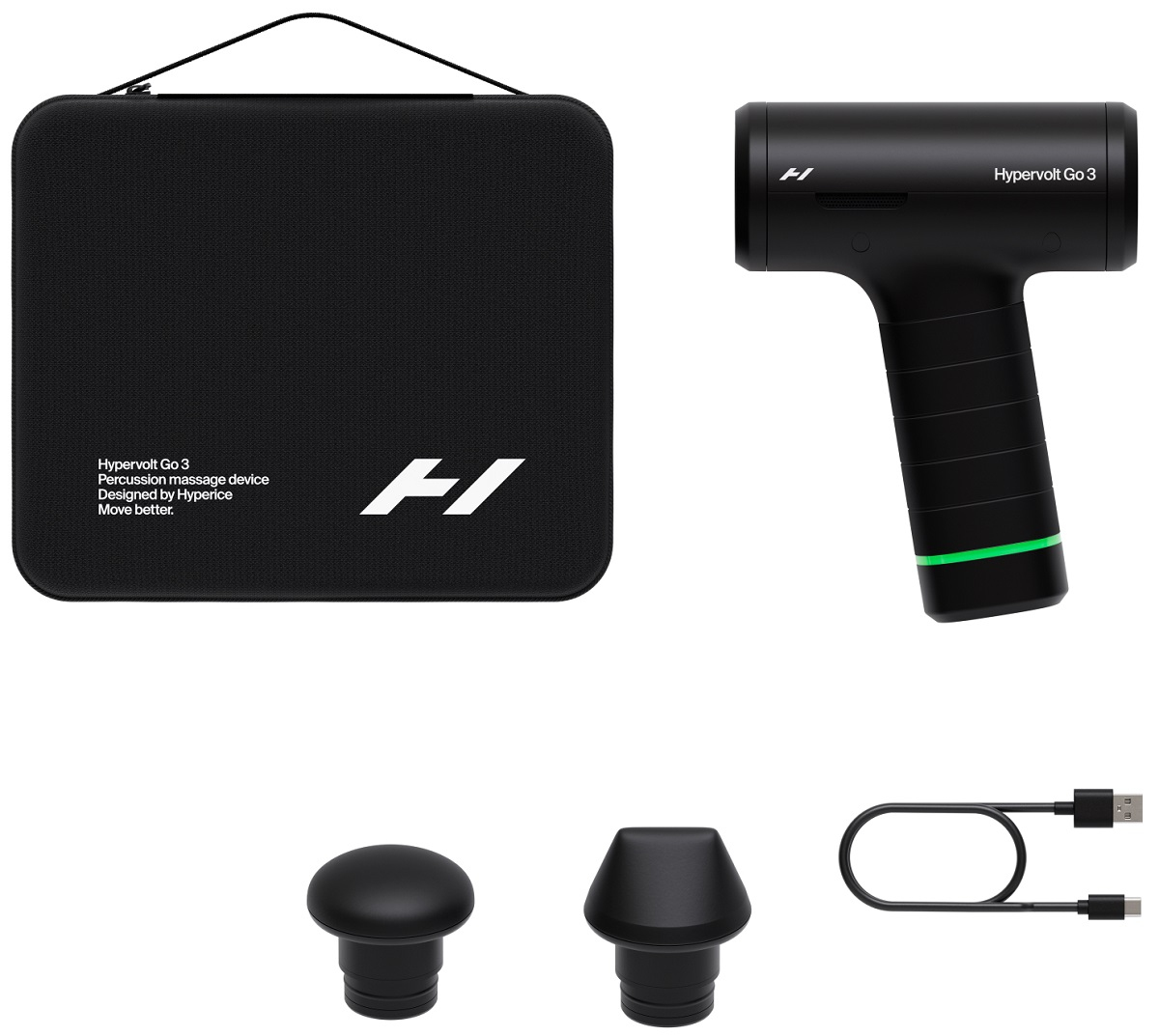 Massagegun Hyperice Hypervolt GO 3 Black