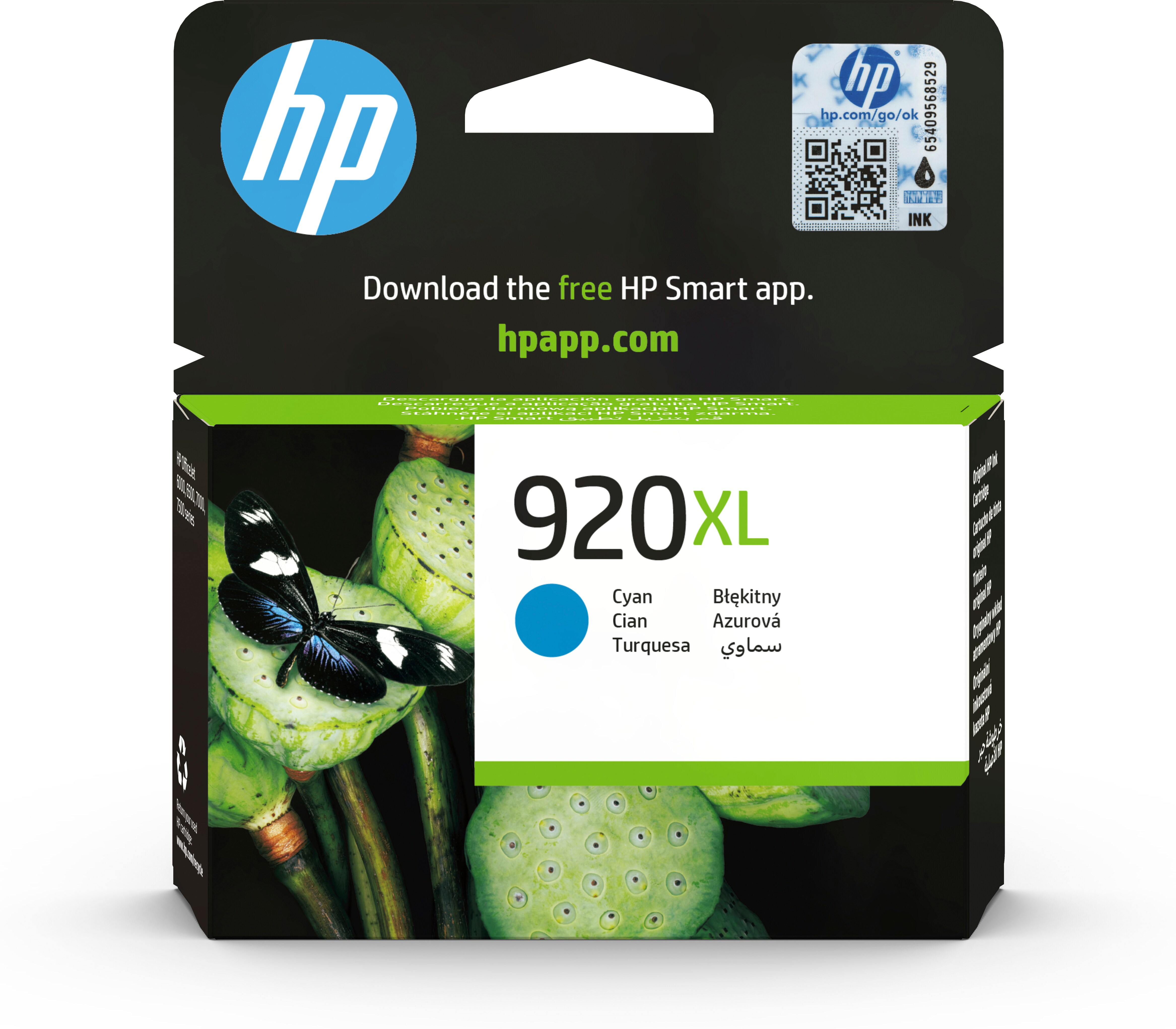 Inktpatroon HP 920XL Cyaan