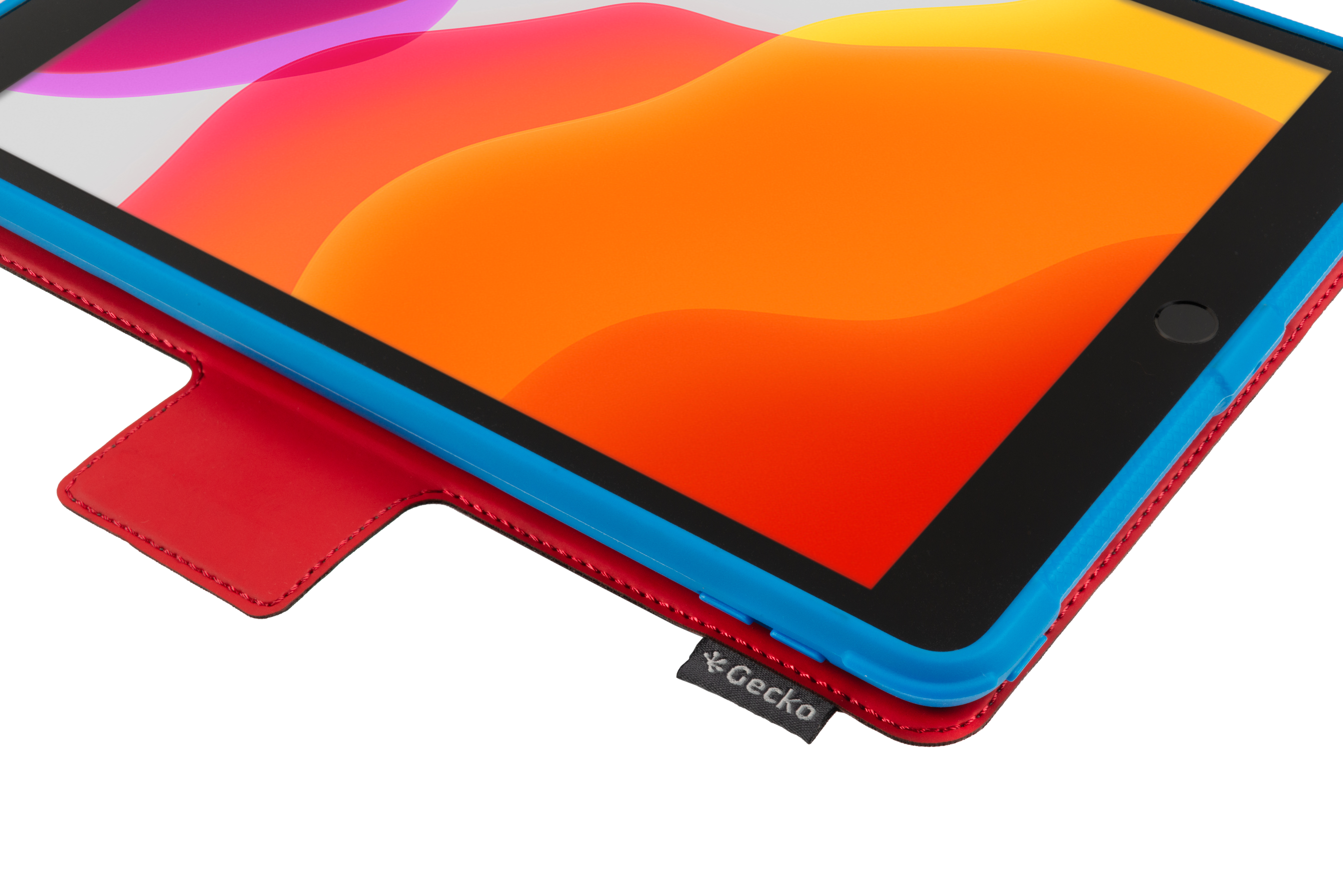 Gecko Super Hero Cover iPad 7/8/9th gen rood/blauw