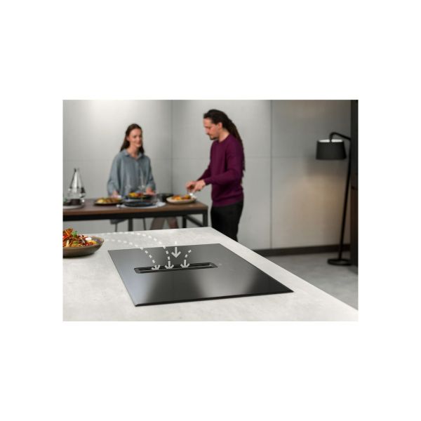 kookplaat met afzuiging AEG NCP84C01CZ / 80cm / A+ / SaphirMatt