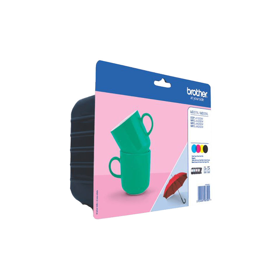 Inktpatroon BROTHER LC-227XLVALBP CMYK Valuepack