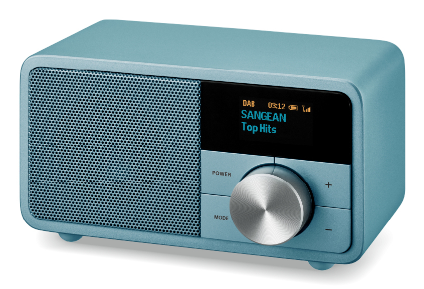 DAB+ radio SANGEAN DDR-7 blauw