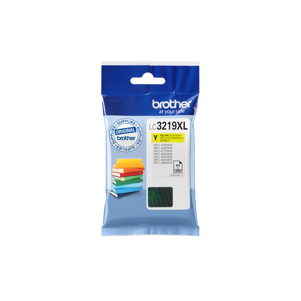 Inktpatroon BROTHER LC-3219XLY Geel