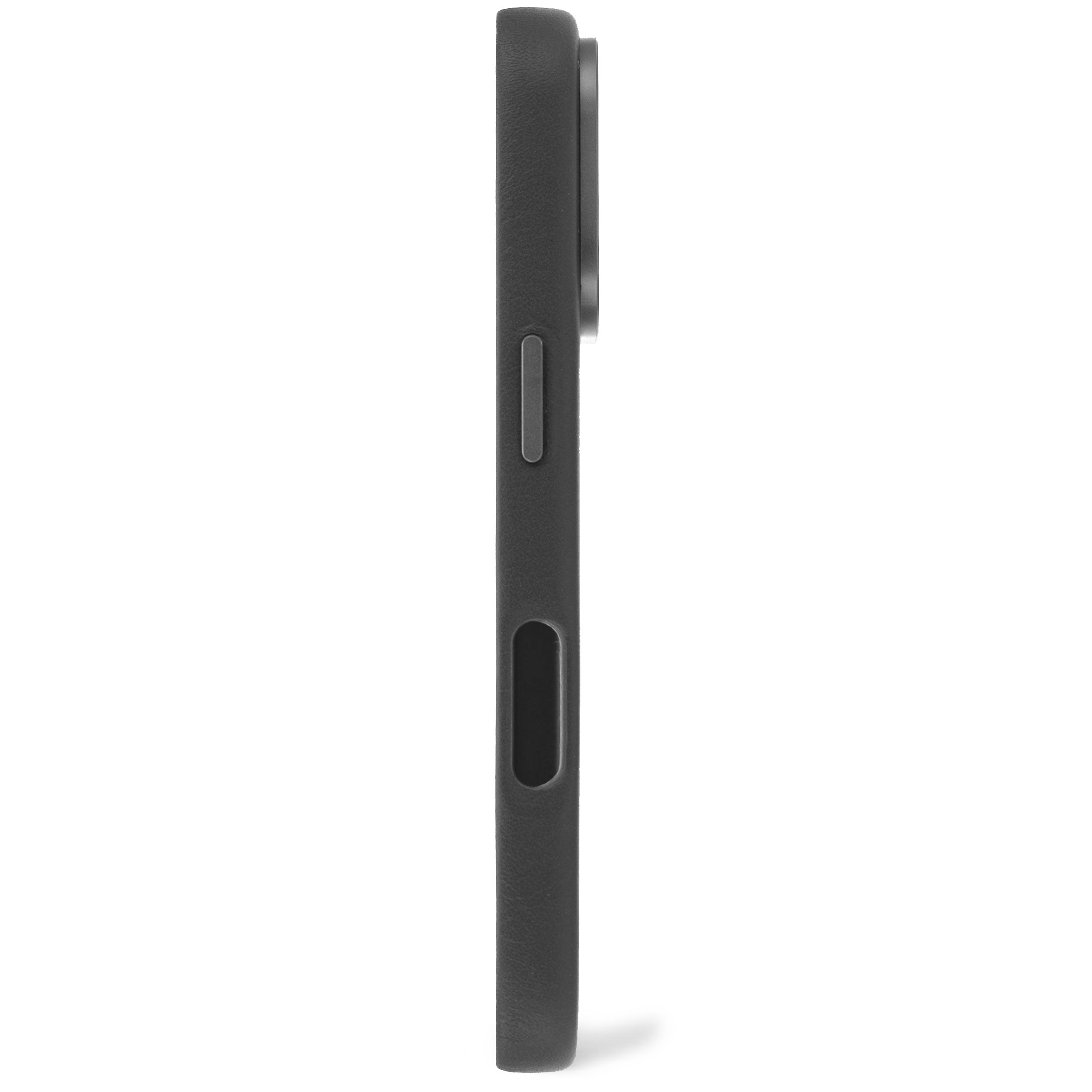 Decoded Leather Backcover Apple iPhone 16 Pro Black