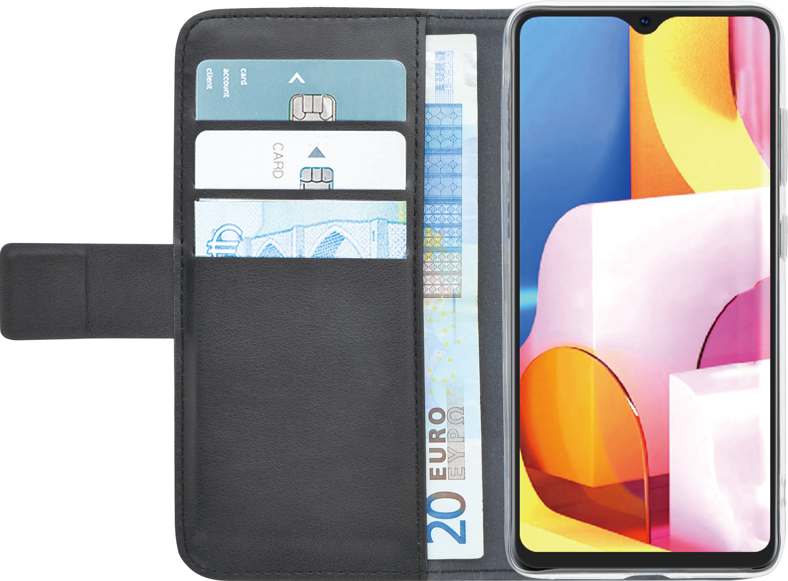 Azuri walletcase - zwart - Sam A71