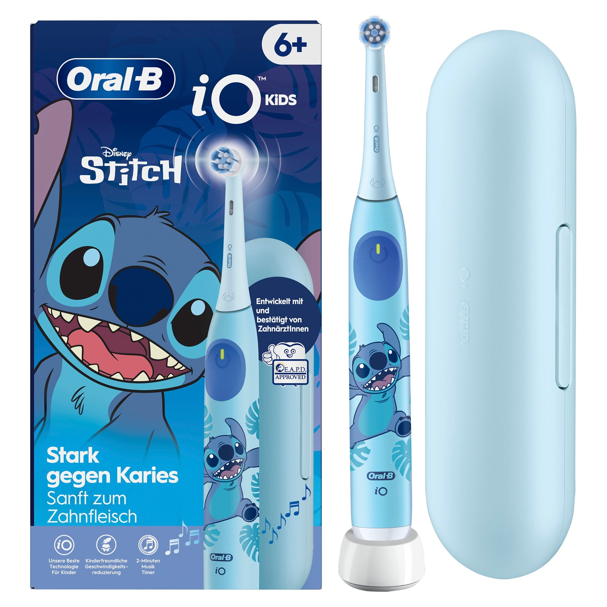 Elektrische tandenborstel ORAL-B 216997 iO Kids / Stitch / 6+ / met etui