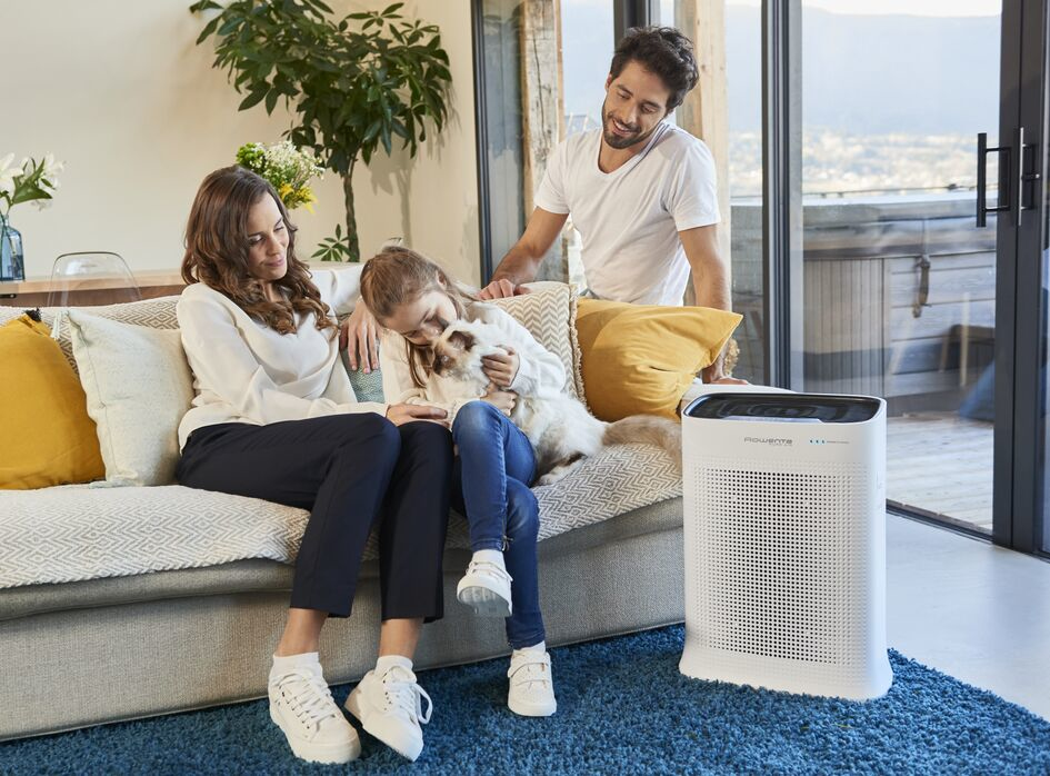 Rowenta Pure Air PU3040 purificateur d'air 115 m² 52 dB 67 W Noir, Blanc