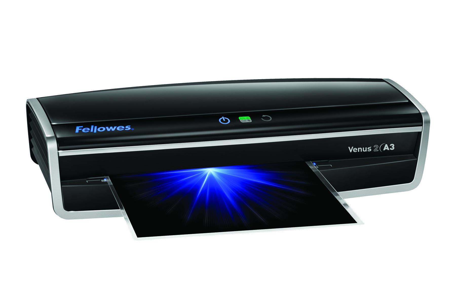 Fellowes Venus 2 Koude/warme lamineermachine 1000 mm/min Zwart