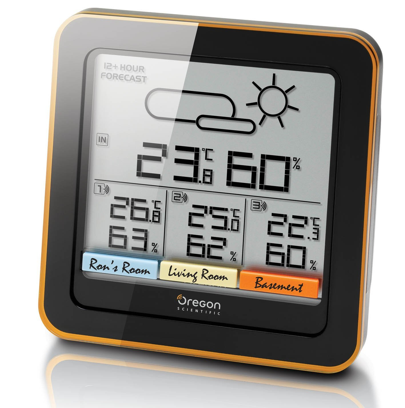 Oregon Scientific RAR502 station météo numérique Noir