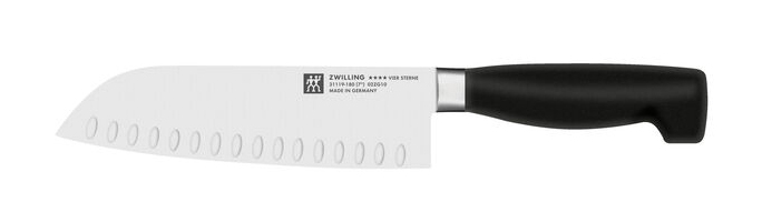 Mes ZWILLING 31119-181-0 Four StarSantoku met kuiltjes180mm