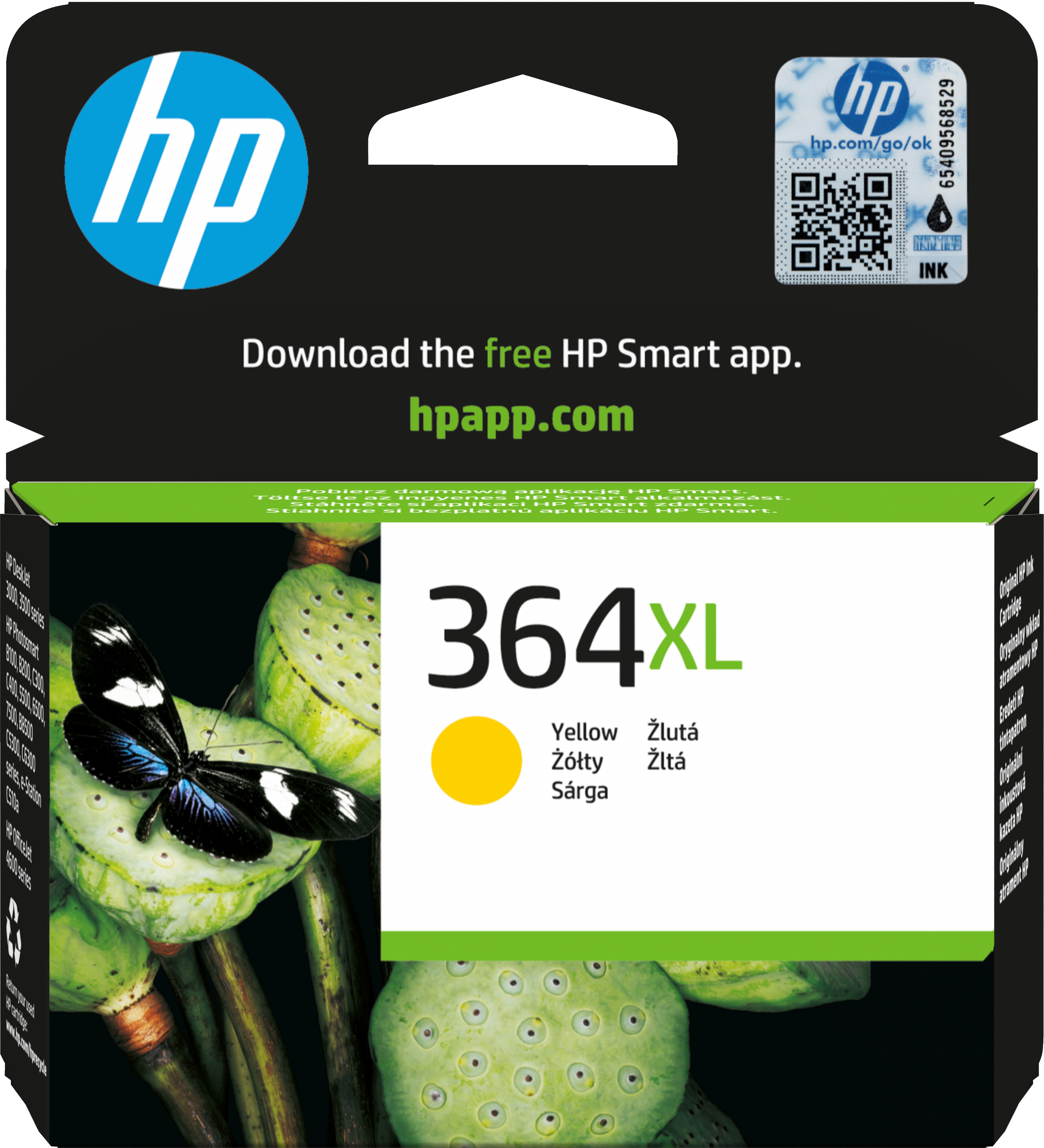 Inktcartridge HP 364 xl (CB325EE) 750 pagina's yellow