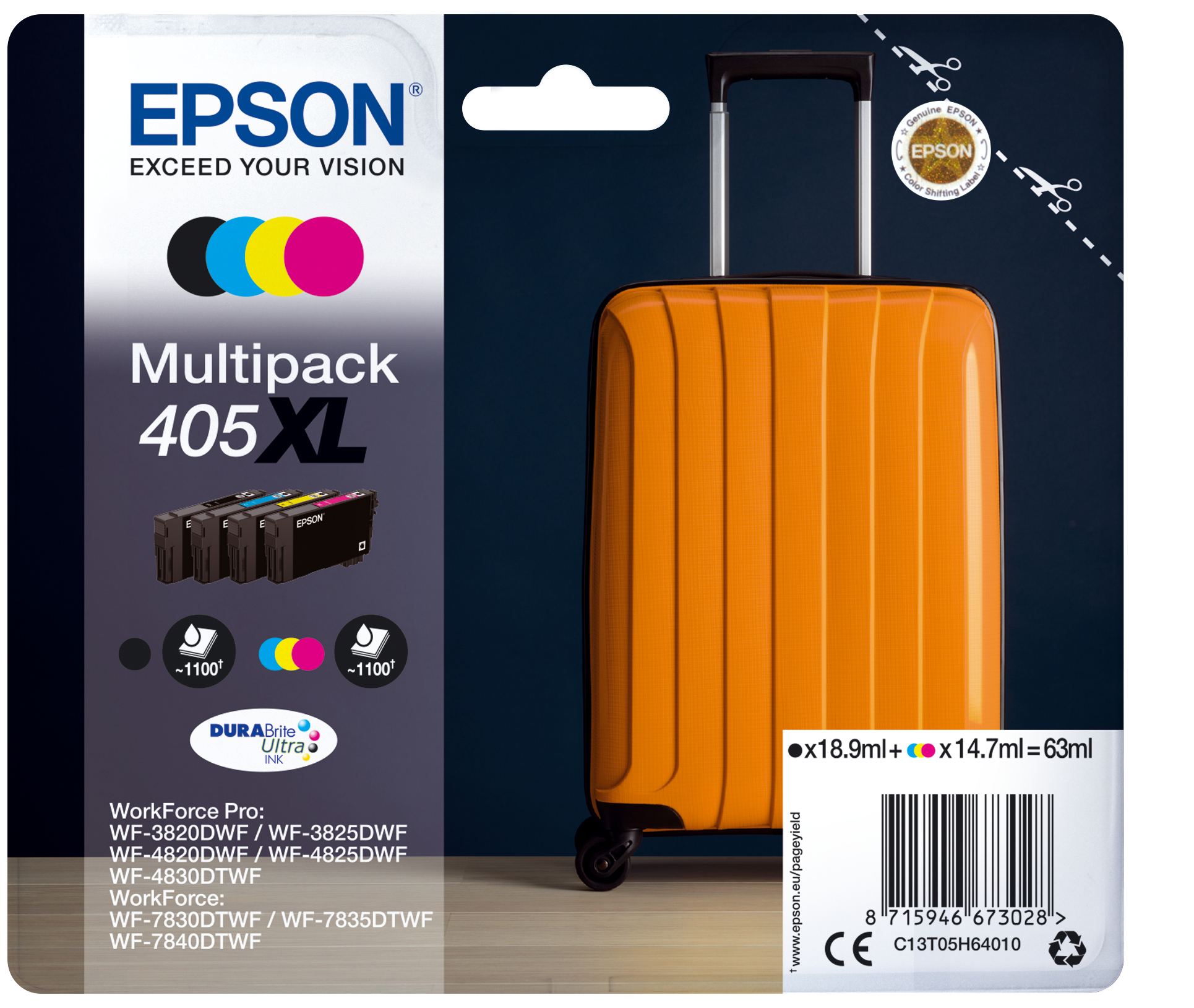 Inktpatroon Epson 405XL 4-colour
