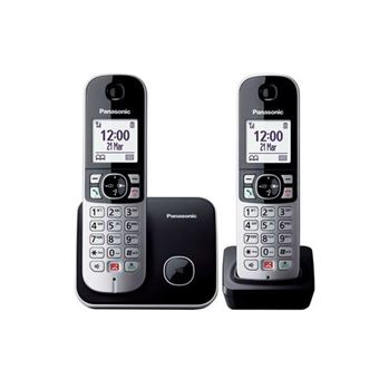 Telefoon PANASONIC DECT KXTG6852NLB Duo BLACK