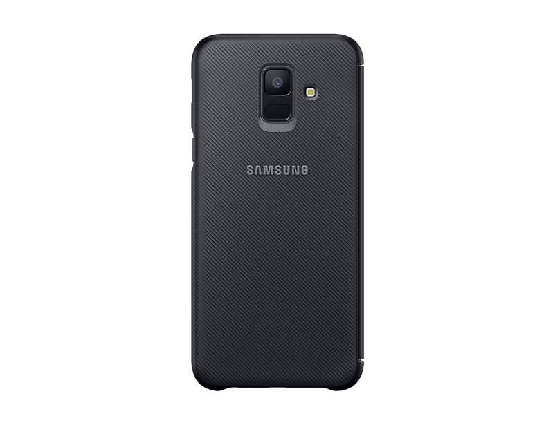 Sac (TEL) Samsung Samsung A6 2017 Wallet Cover Black