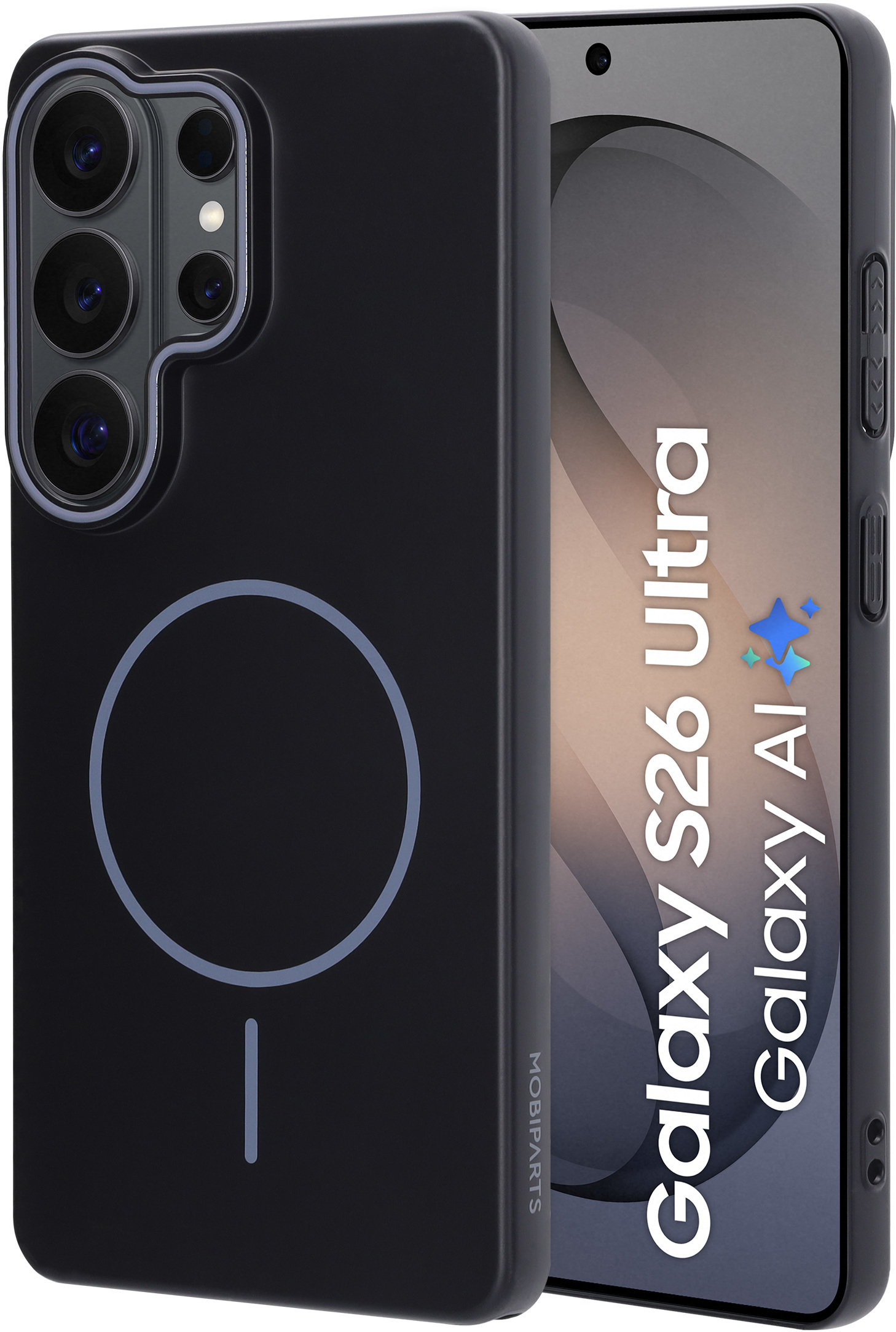 Mobiparts Slim Line Case Samsung Galaxy S26 Ultra MagSafe Onyx Black
