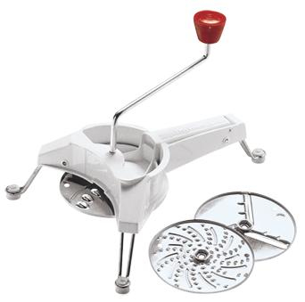 Moulinex K10110 ustensile pour râper et émincer Rouge, Acier inoxydable, Blanc
