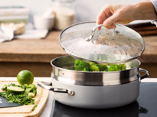 Stoofpan DAGELIJKSE KOST CC009410-001 Proline / 26cm / met stoominzet