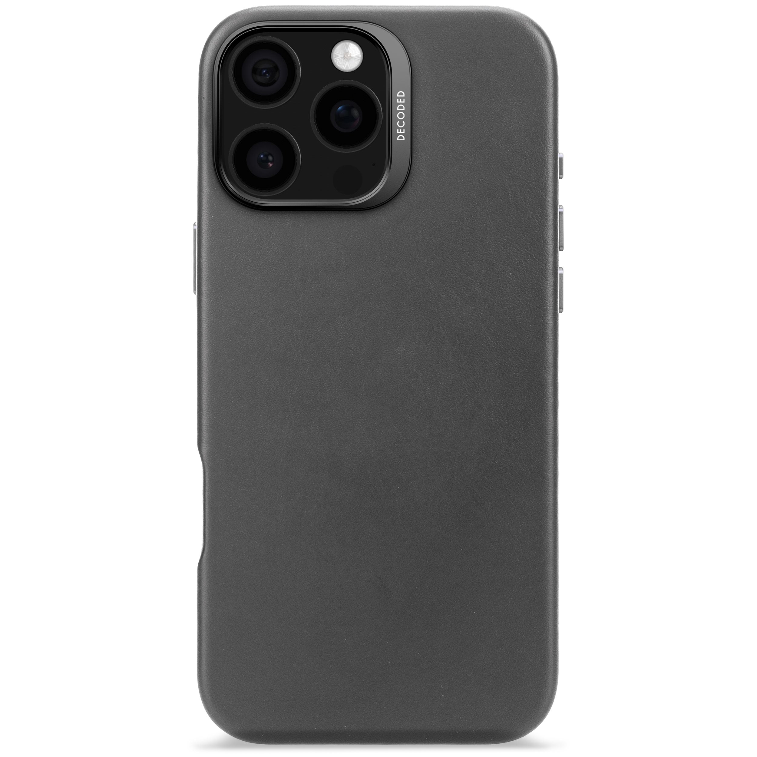 Decoded Leather Backcover Apple iPhone 16 Pro Max Black