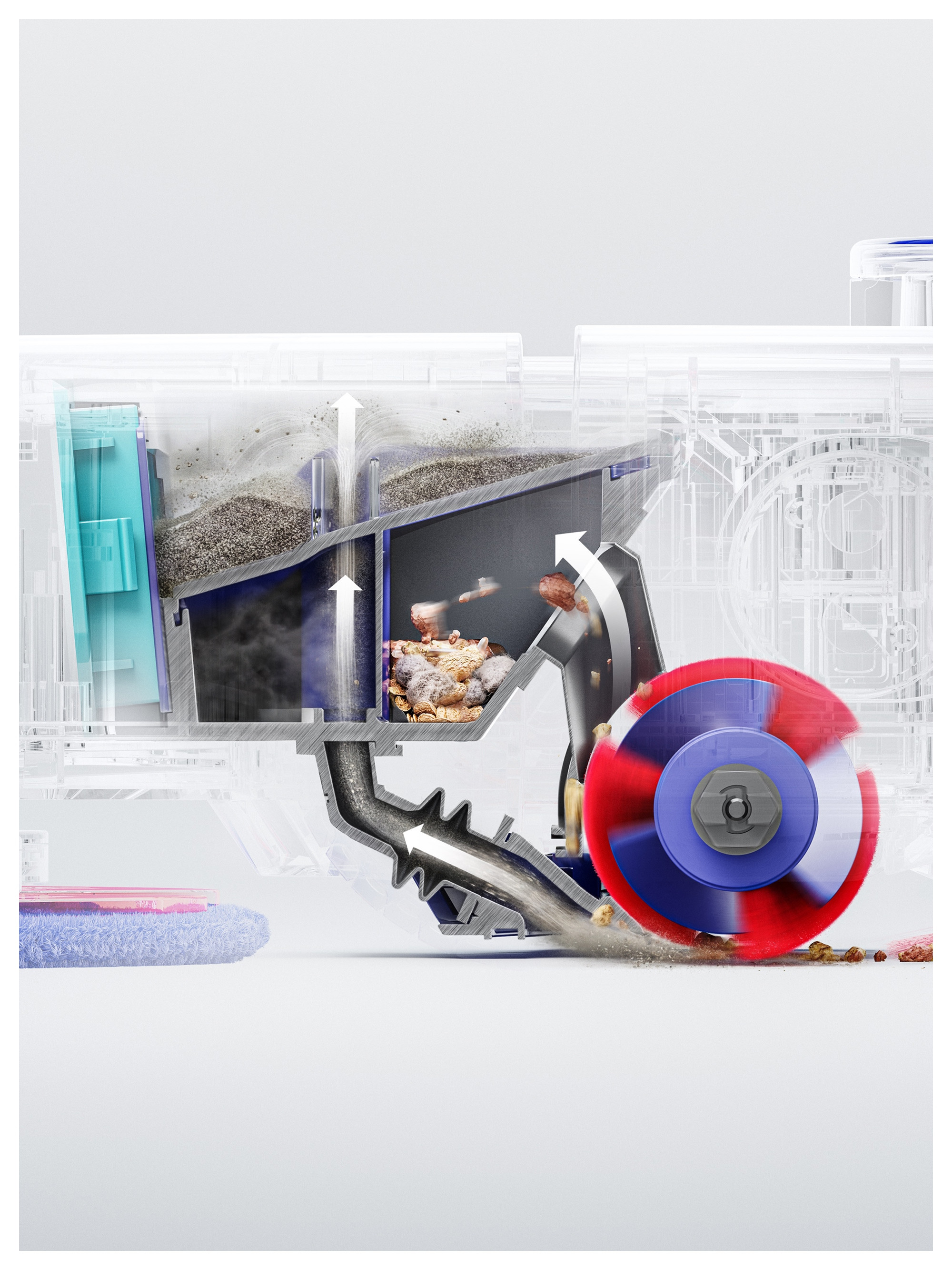 Robotstofzuiger DYSON 664874-01 Nurovi / R2 / Wash & Dry
