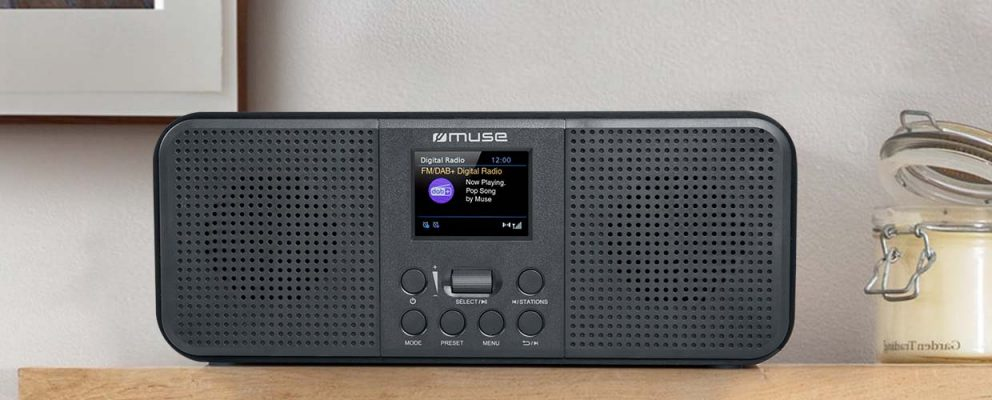 Muse M-122 DBT Radio portable Noir