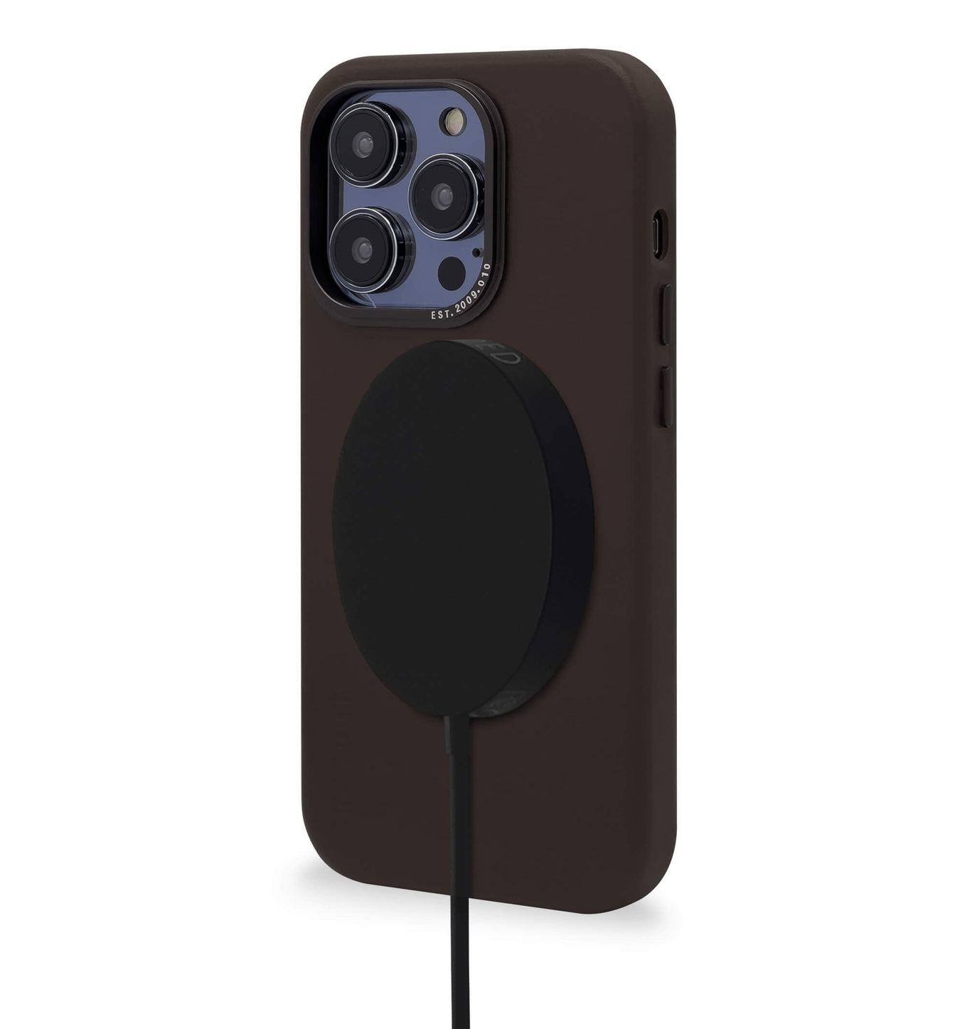 Decoded iPhone 14 Pro Max, housse cuir, brun chocolat