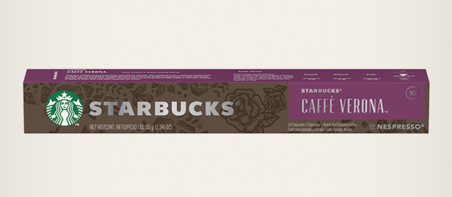 Starbucks nespresso caffe verona