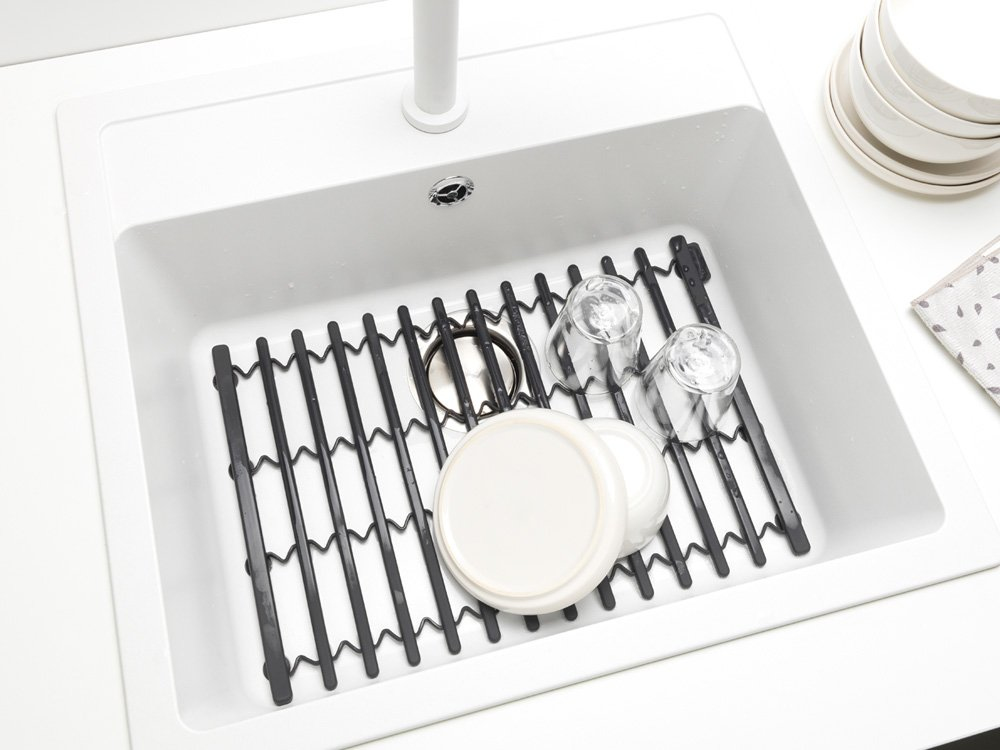 Gootsteenmat BRABANTIA 302589 SinkSide / Dark Grey