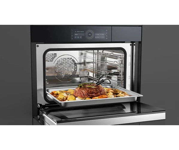 Oven BI VZUG CombiSteamer V4000 45, Zwart spiegelglas