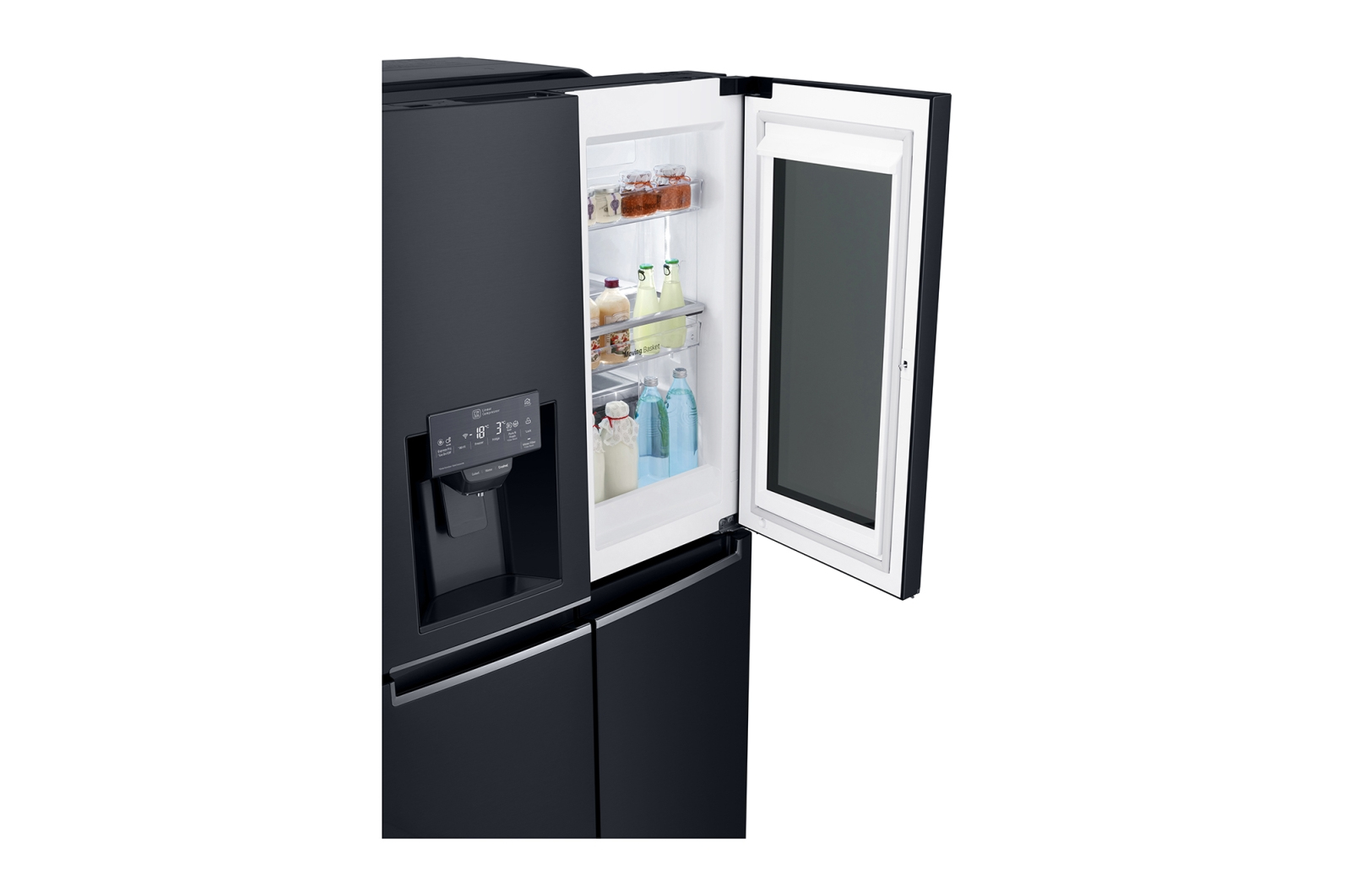 LG GMK9331MT frigo américain Pose libre 571 L Noir