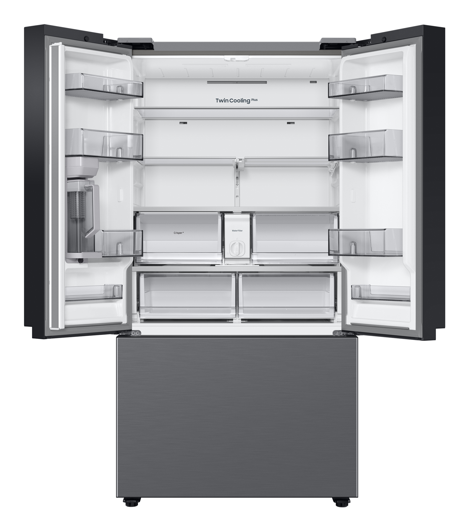Combi-koelkast SAMSUNG RF24BB620ES / French door / E / 487L+187L / 178cm / mat inox