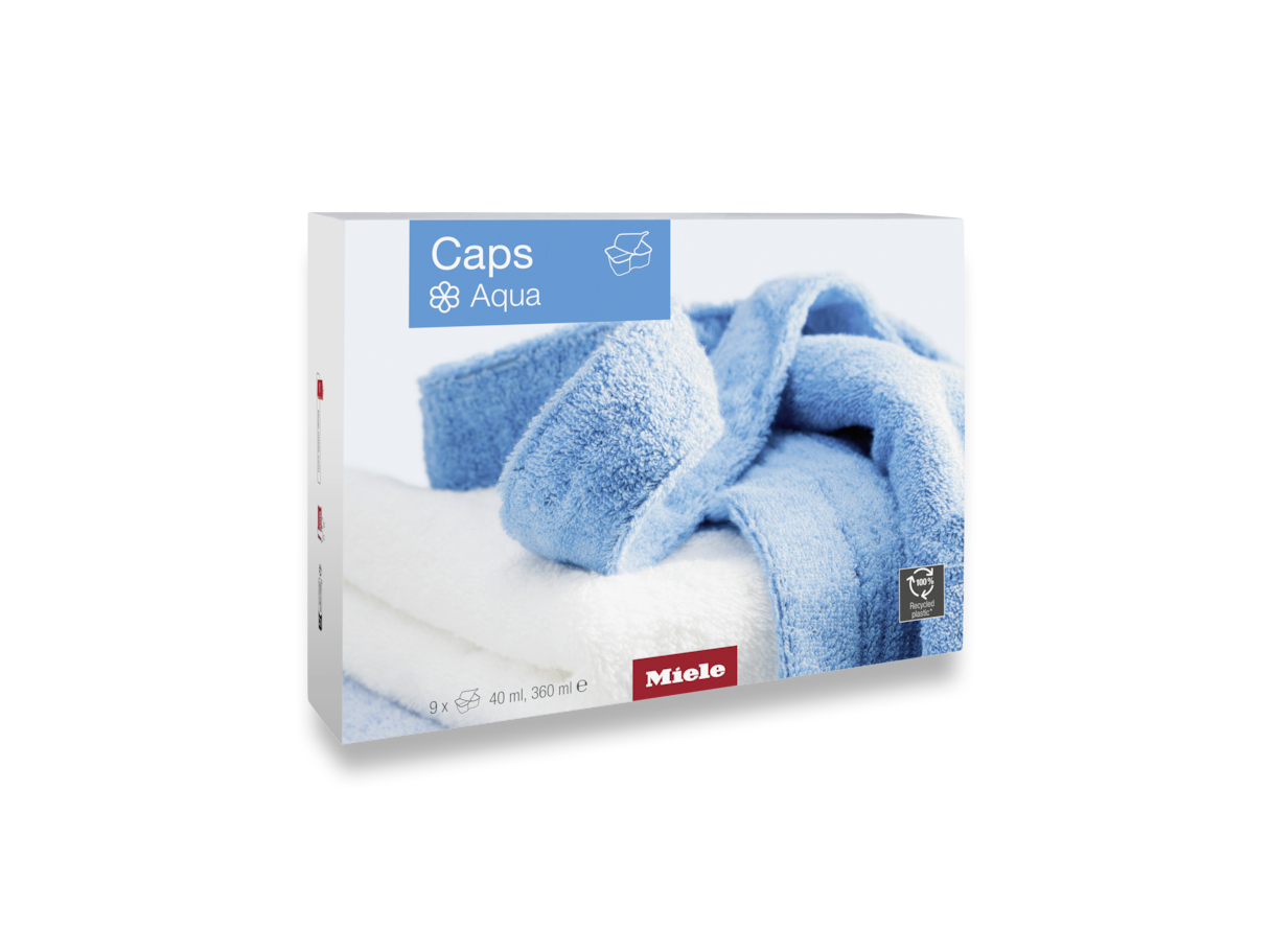 Miele caps adoucissant aqua