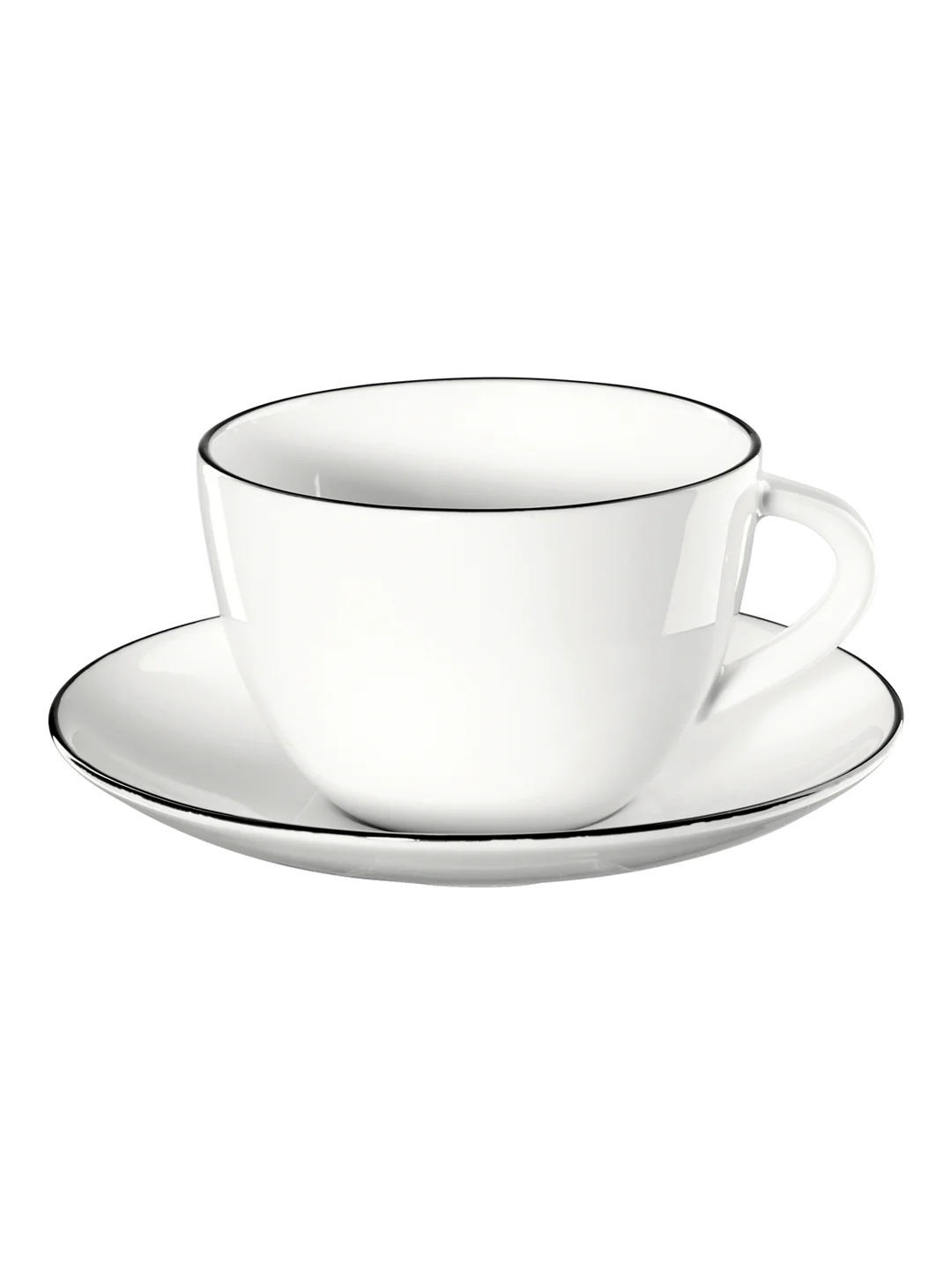 Koffiekop en schotel ASA 1912113 Oco Ligne Noire / 0,2L
