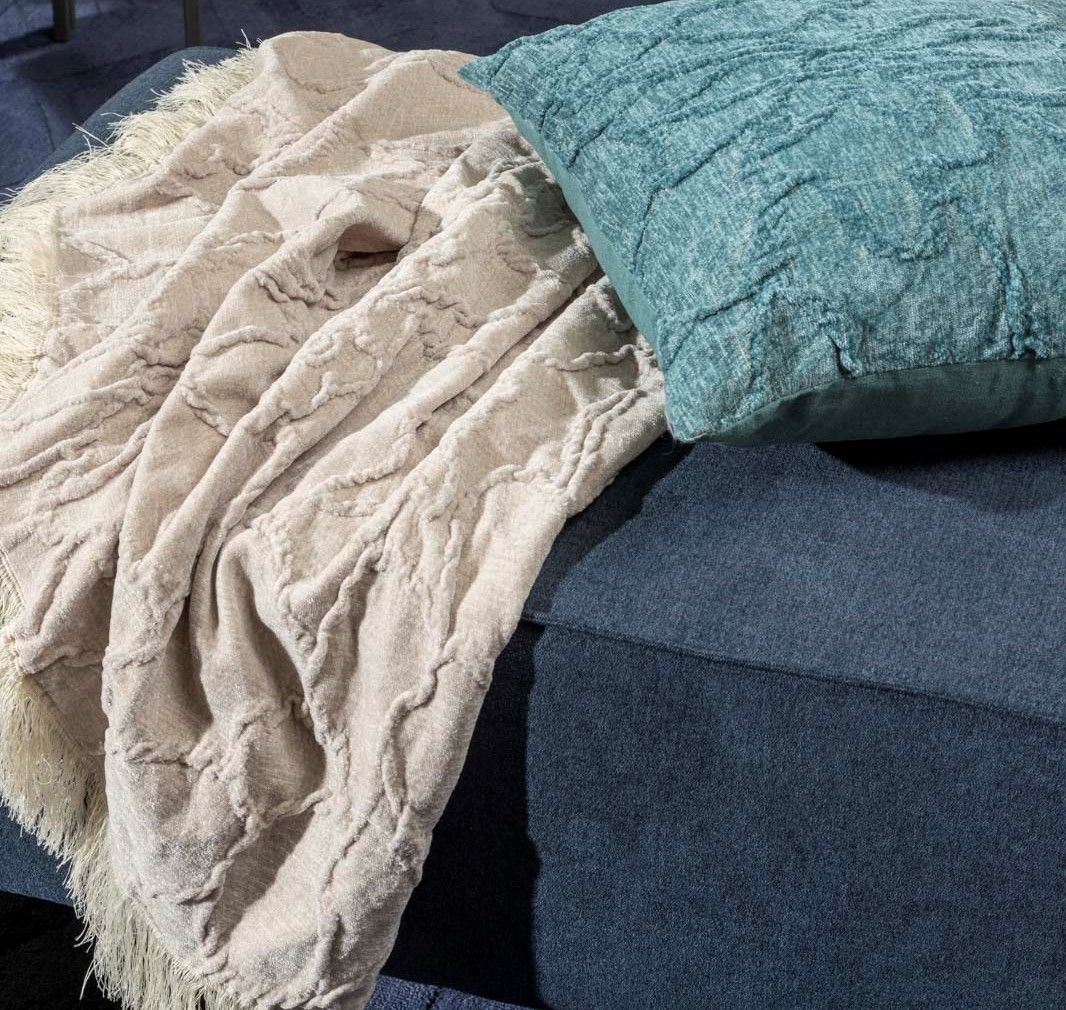 Plaid Dutch Decor FLORINE Pumice Stone 140x180cm