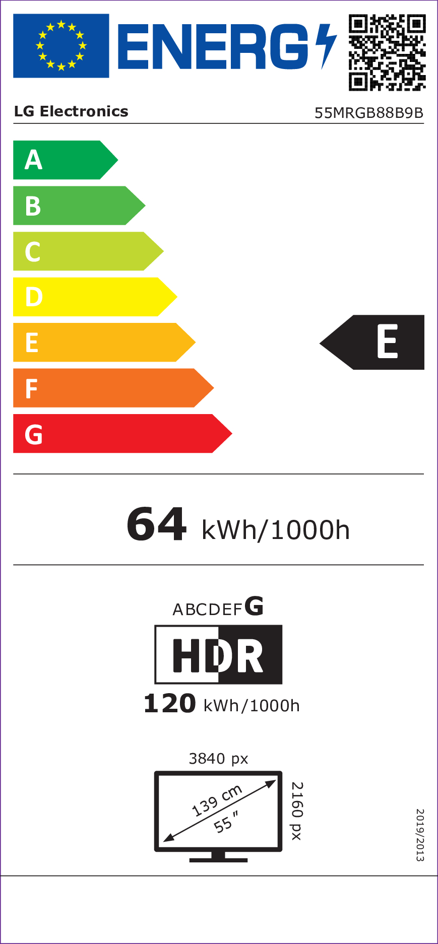 MiniRGB TV LG 55MRGB88B9B / webOS