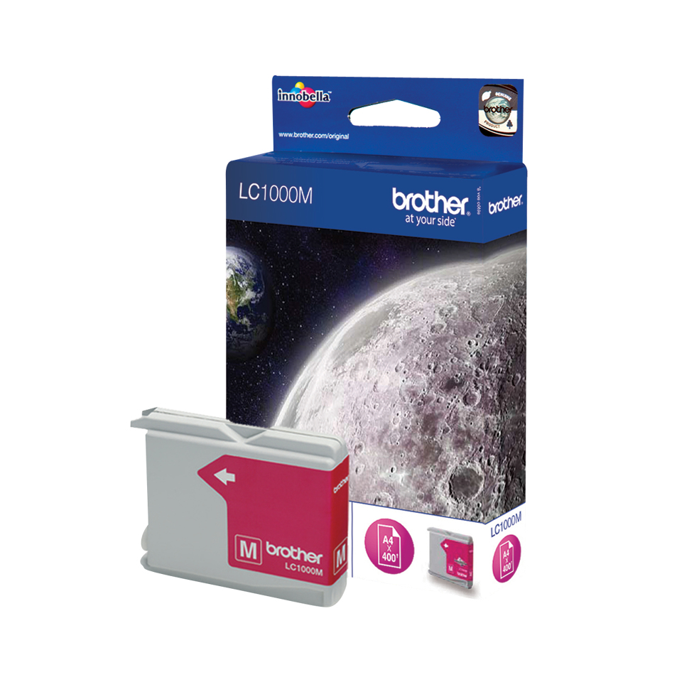 Inktpatroon BROTHER LC-1000M Magenta