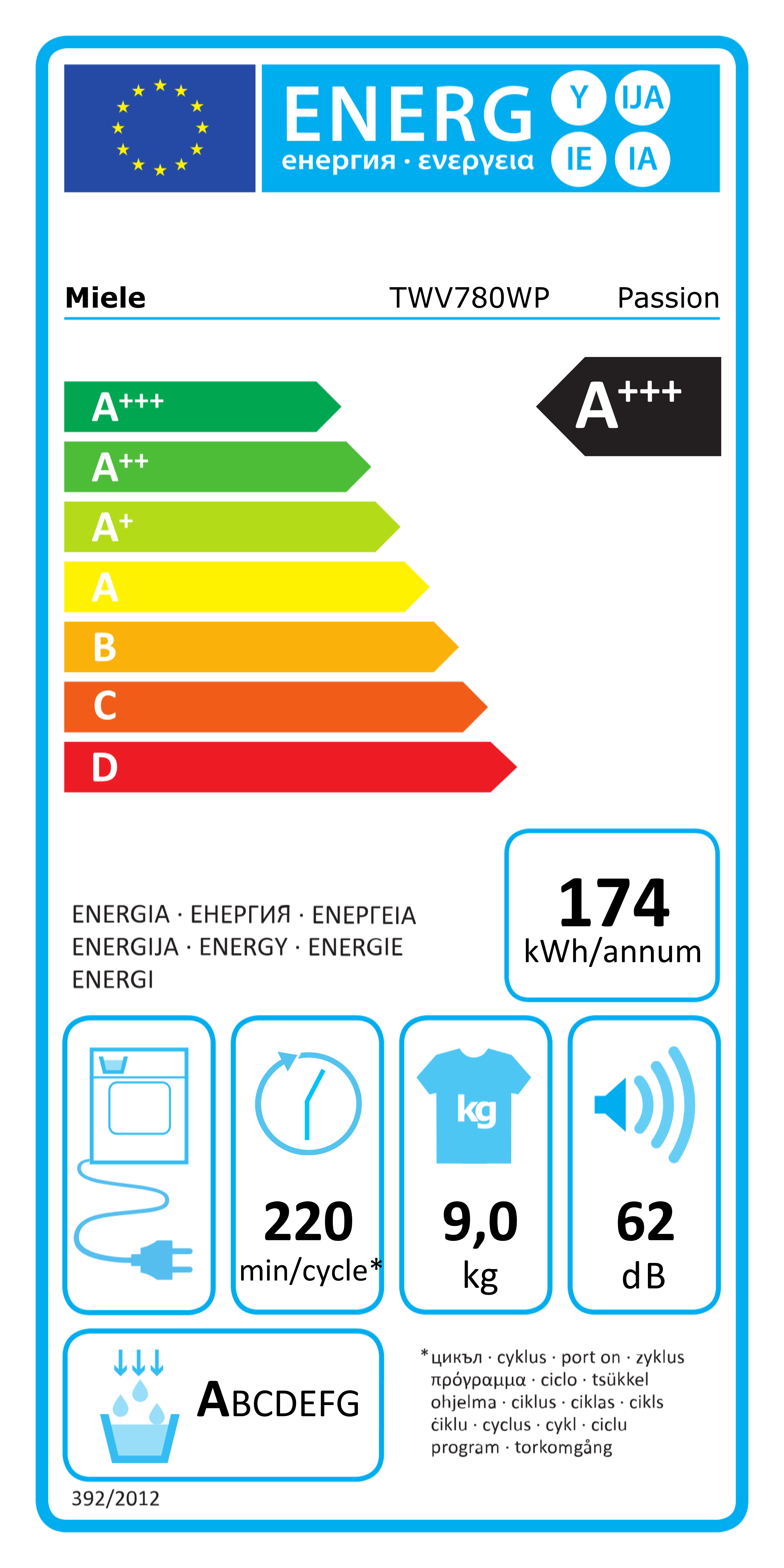 Miele Sèche-linge pompe à chaleur TWV780WP
