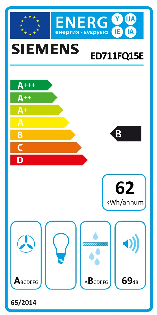 Siemens iQ500 ED711FQ15E plaque Noir Intégré 70 cm Plaque avec zone à induction 4 zone(s)