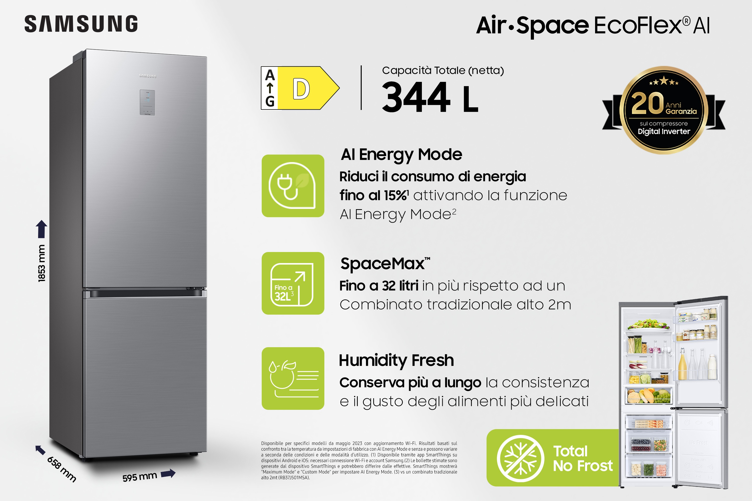 Samsung frigo congélateur RB34C671DS9/EF