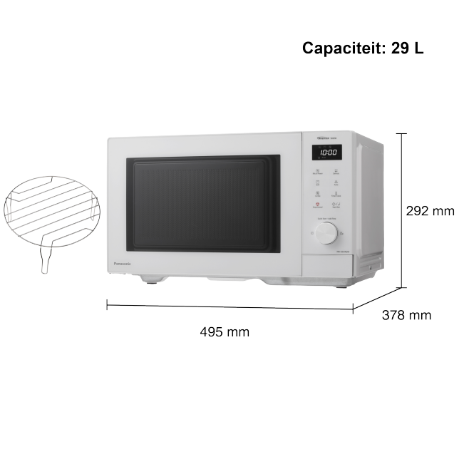Microgolfoven PANASONIC NN-GD34QWEPG / 29L / 1000W / grill