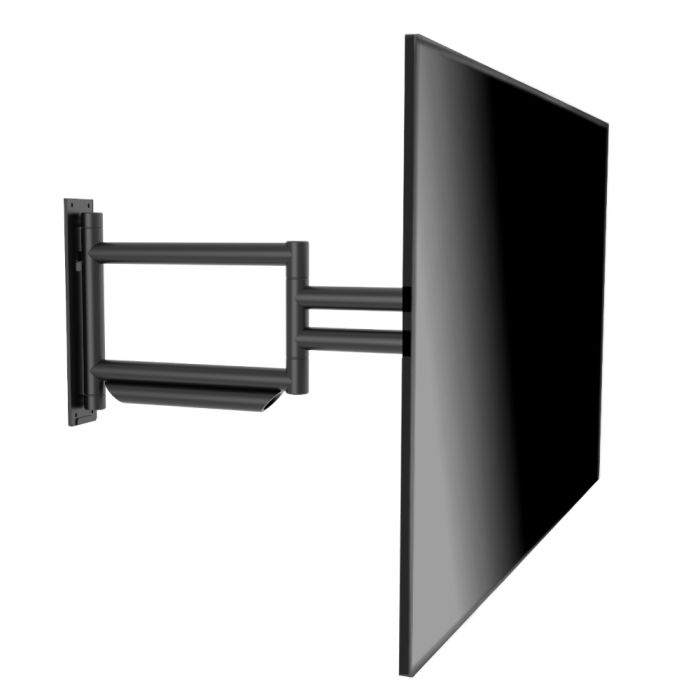 Muurbeugel CAVUS WMV9050 zwart max 25kg extra lang