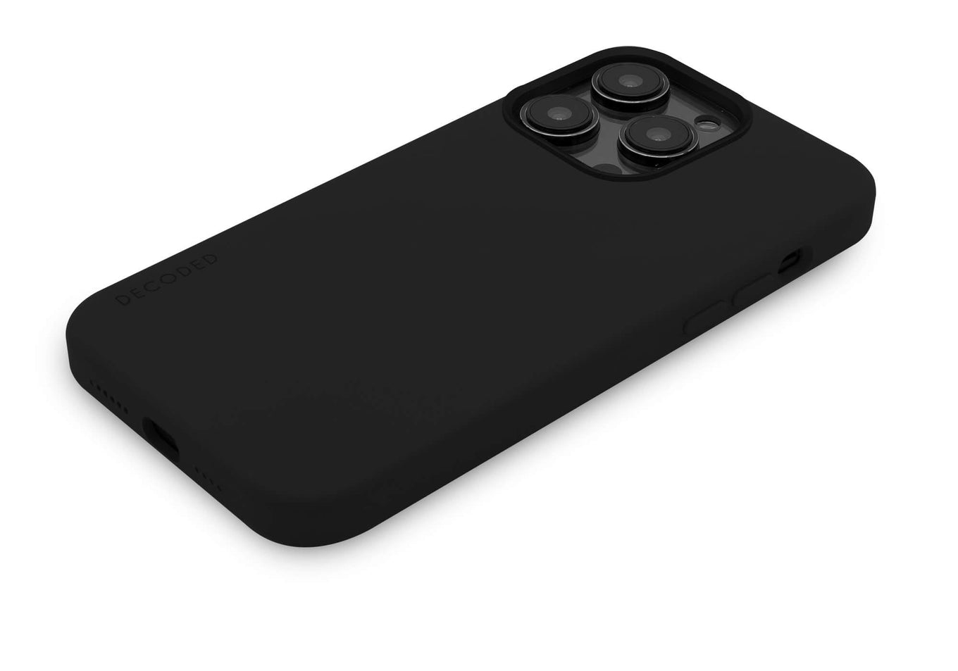 Tas DECODED Silicone Backcover iPhone 14 Pro Max Charcoal